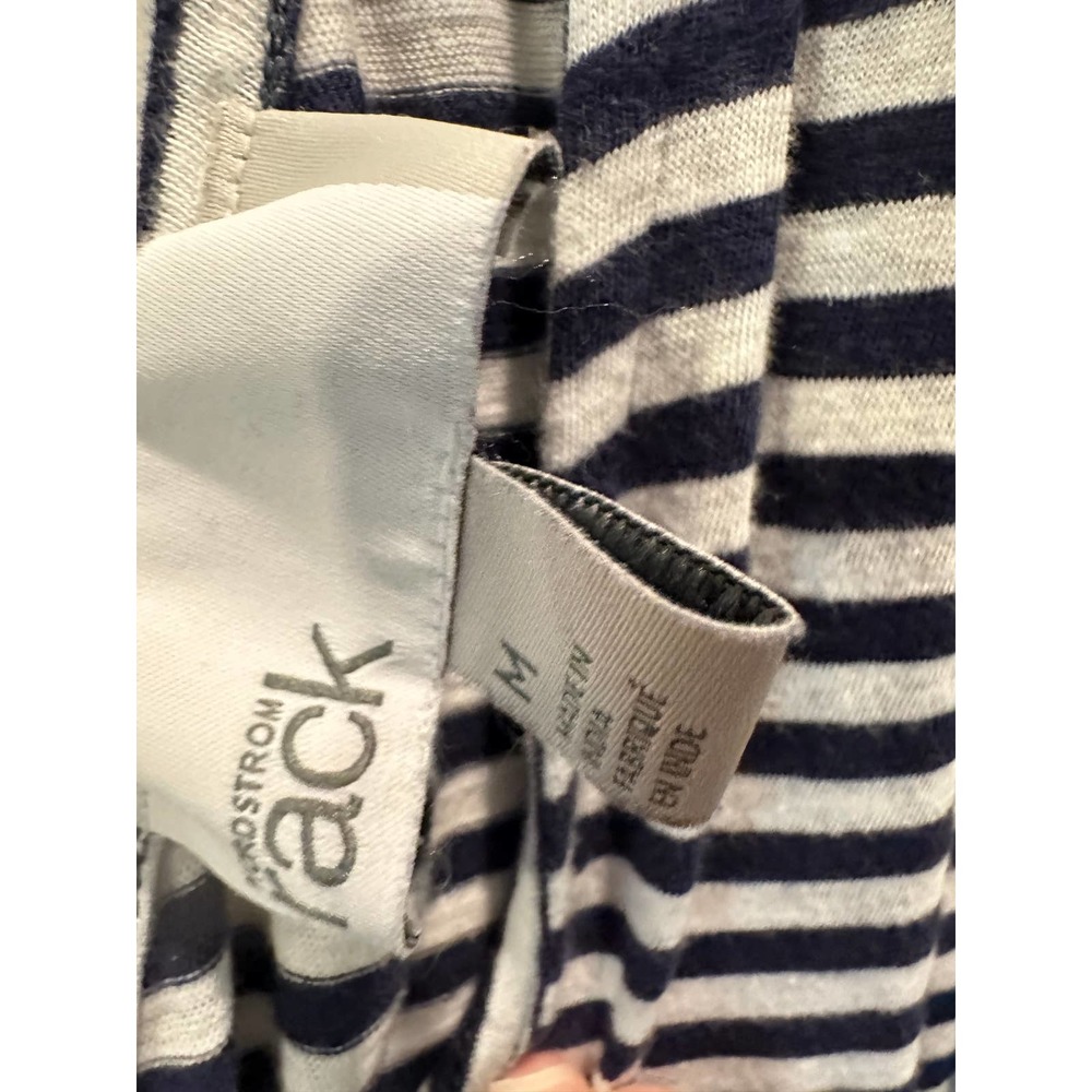 Nordstrom rack STRIPED MAXI DRESS IN NAVY- WHITE BROOKE STRIPE - Picture 5 of 10